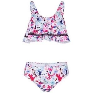 VERANO PLAYA Ruffle Tiered Top High Waisted Suit